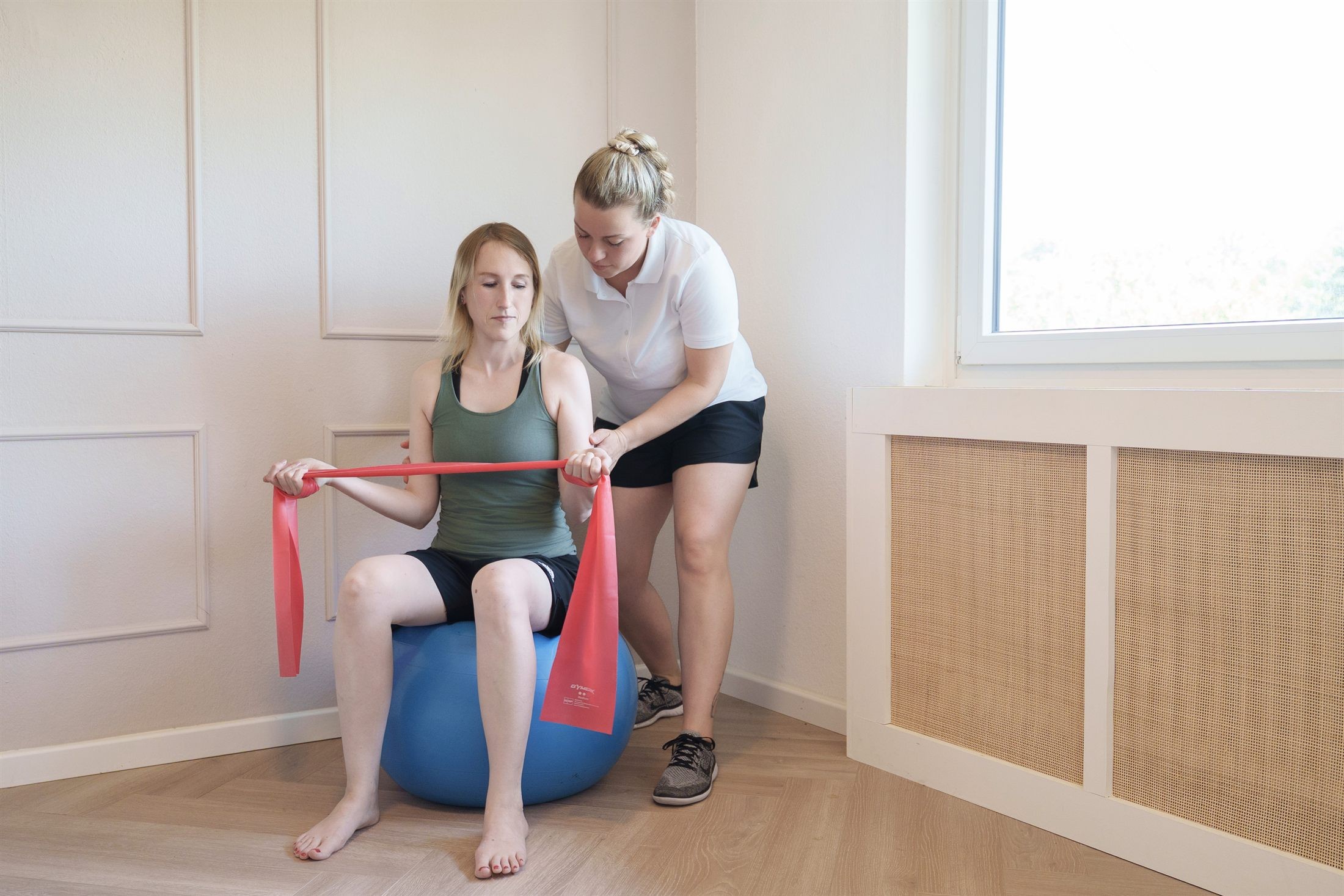 Begleitete Körperarbeit mit dem Gymnastikball